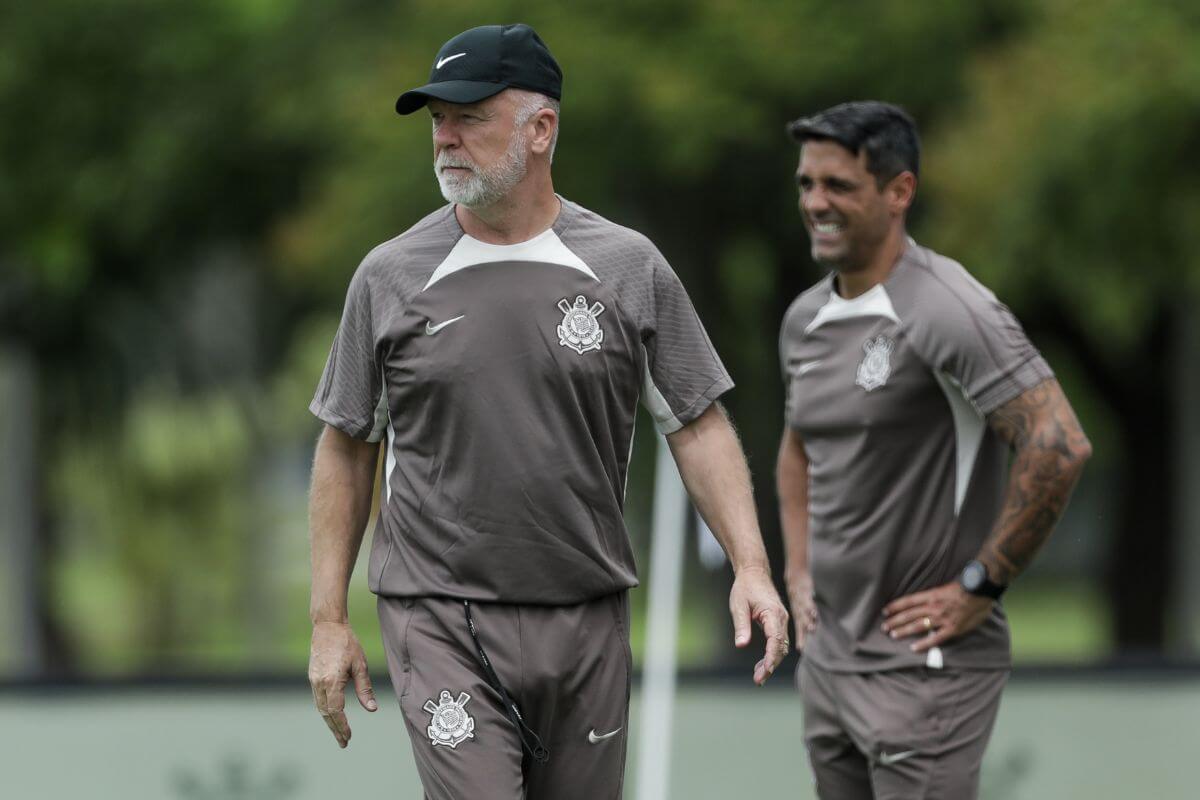 Mais um treino do Timão